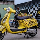 Mẫu decal xe Vespa LX K - VLX006