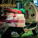 Decal xe Vespa LX Hello kitty - VLX008