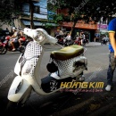 Tem trùm xe Vespa LX Puma - VLX012