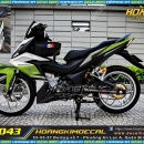 Decal dán xe Winner 150 Green - HW5005
