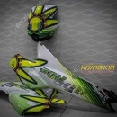 Mẫu tem xe Wave Alpha AGV Racing - WAP004