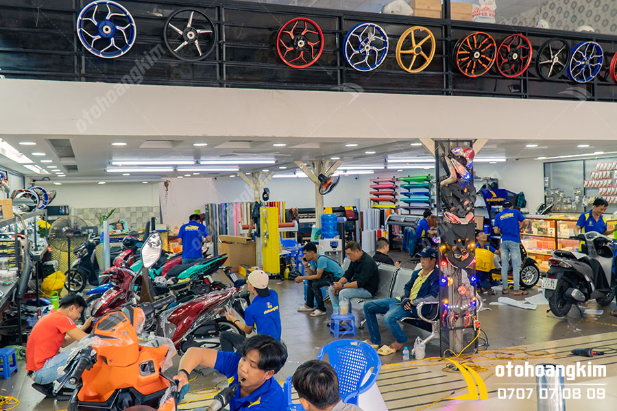 Ô tô Hoàng Kim chuyên dán decal SH Mode 2022 mẫu mới nhất